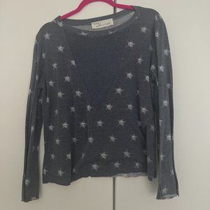 Vintage Havana Blue V Longsleeve